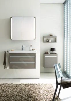 Duravit Ketho - Wastafelonderkast 480x800x455 Mm, 2 Laden, Glanzend Wit KT664702222 -Badkamer Luxe 9e19d4be492b24d715dd9810