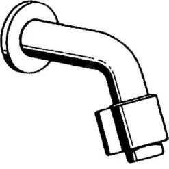 Hansa Nova - Wand Tapkraan, Chroom 00968101 -Badkamer Luxe 9e9dd0dc410beb864516ea4e