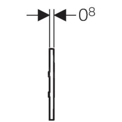 Geberit Spoelsystemen - Urinoirstuursysteem Met Elektronische Spoelactivering Type 30, Netvoeding, Geborsteld Chroom 116.027.KX.1 -Badkamer Luxe 9f5fcac8ad00e1badc563003