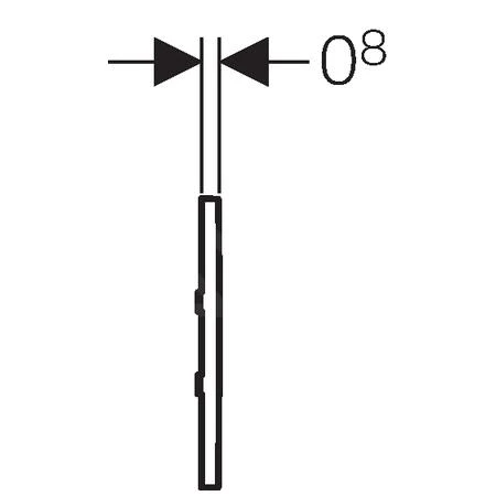 Geberit Spoelsystemen - Urinoirstuursysteem Met Elektronische Spoelactivering Type 30, Batterijvoeding, Geborsteld Chroom 116.037.KX.1 3 Geberit Spoelsystemen - Urinoirstuursysteem Met Elektronische Spoelactivering Type 30, Batterijvoeding, Geborsteld Chroom 116.037.KX.1 - Afbeelding 3