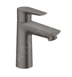 Hansgrohe Talis E - Wastafelkraan Met Waste, Coolstart, Geborsteld Zwart Chroom 71713340