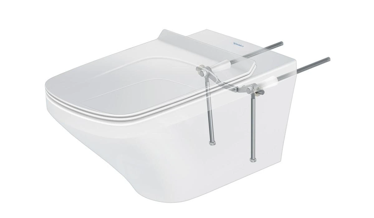 Duravit Darling New - Wandtoilet, Rimless, Met WonderGliss, Alpine Wit 25570900001 6 Duravit Darling New - Wandtoilet, Rimless, Met WonderGliss, Alpine Wit 25570900001 - Afbeelding 6