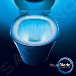 Ideal Standard Tesi - Staand Toilet, Horizontale Afvoer, AquaBlade, Wit T008201 -Badkamer Luxe PHOTO 3319