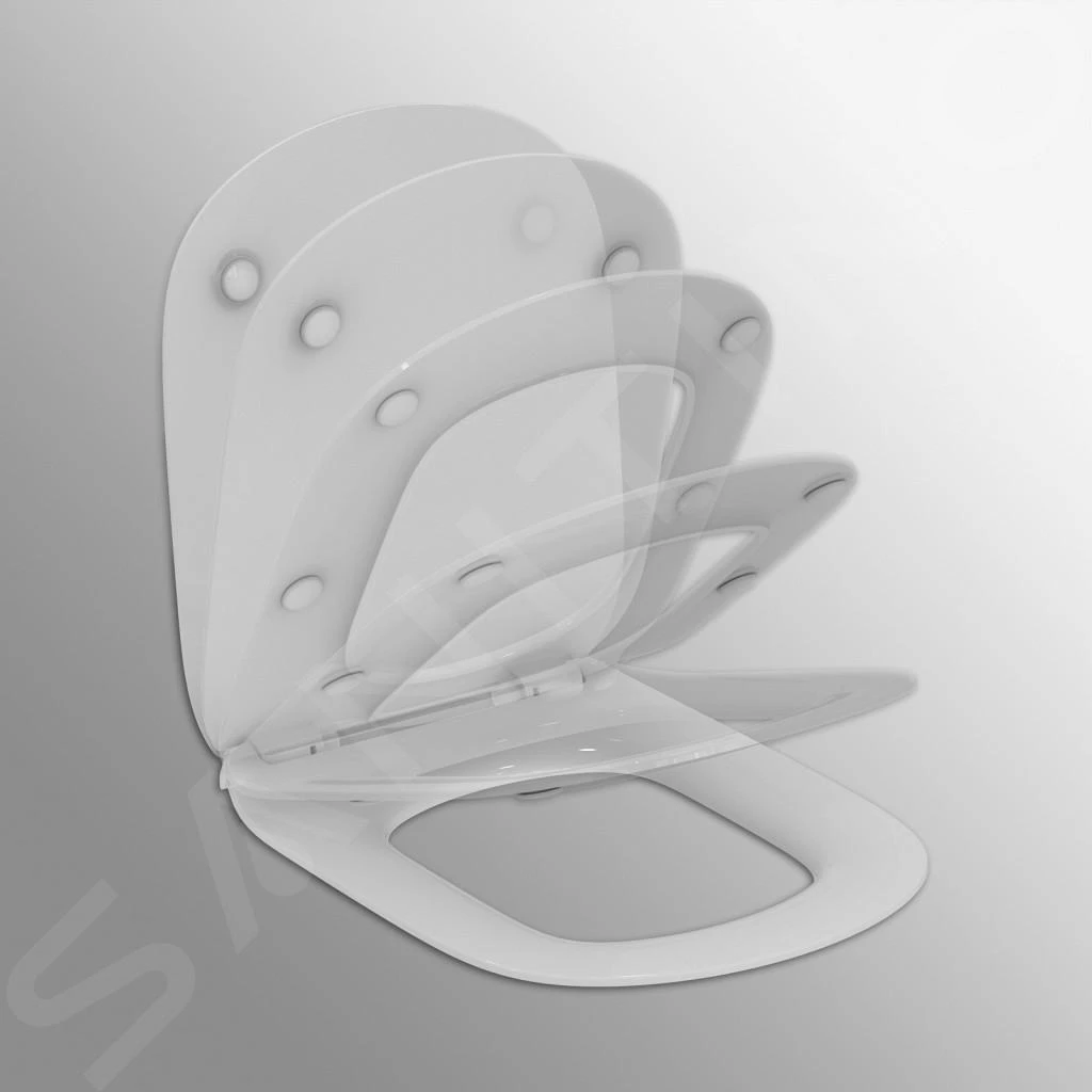 Geberit Smyle - Wc Bril, Softclose, Wit 500.980.01.1 4 Geberit Smyle - Wc Bril, Softclose, Wit 500.980.01.1 - Afbeelding 4