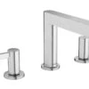 Hansgrohe Finoris - Wastafelkraan 110, 3-gats, Incl. Push-Open Afvoer, EcoSmart, Chroom 76033000