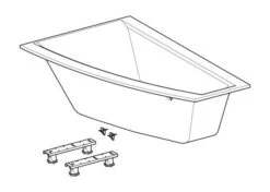 Geberit Selnova Square - Asymmetrisch Bad 1600x1000x470 Mm, Links, Wit 554.292.01.1 5 Geberit Selnova Square - Asymmetrisch Bad 1600x1000x470 Mm, Links, Wit 554.292.01.1 -Badkamer Luxe a094d620a596871988474600