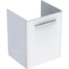 Geberit Selnova Square - Wastafelonderkast, 493x557x426 Mm, 1 Deur, Glanzend Wit 500.179.01.1
