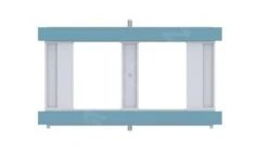 Geberit Sigma70 - Bedieningsplaat, Zonder Vulling 115.620.00.1