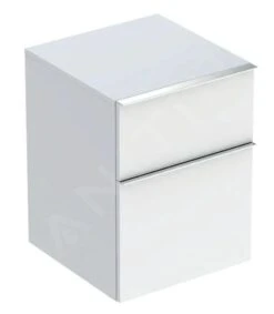Geberit ICon - Zijkast, 450x600x476 Mm, 2 Laden, Glanzend Wit 502.315.01.2