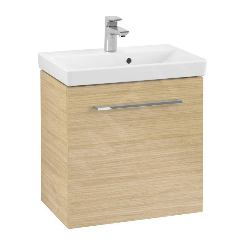 Villeroy & Boch Avento - Wastafelkast, 530x514x352 Mm, 1 Deur, Nordic Oak A88800VJ 1 Villeroy & Boch Avento - Wastafelkast, 530x514x352 Mm, 1 Deur, Nordic Oak A88800VJ