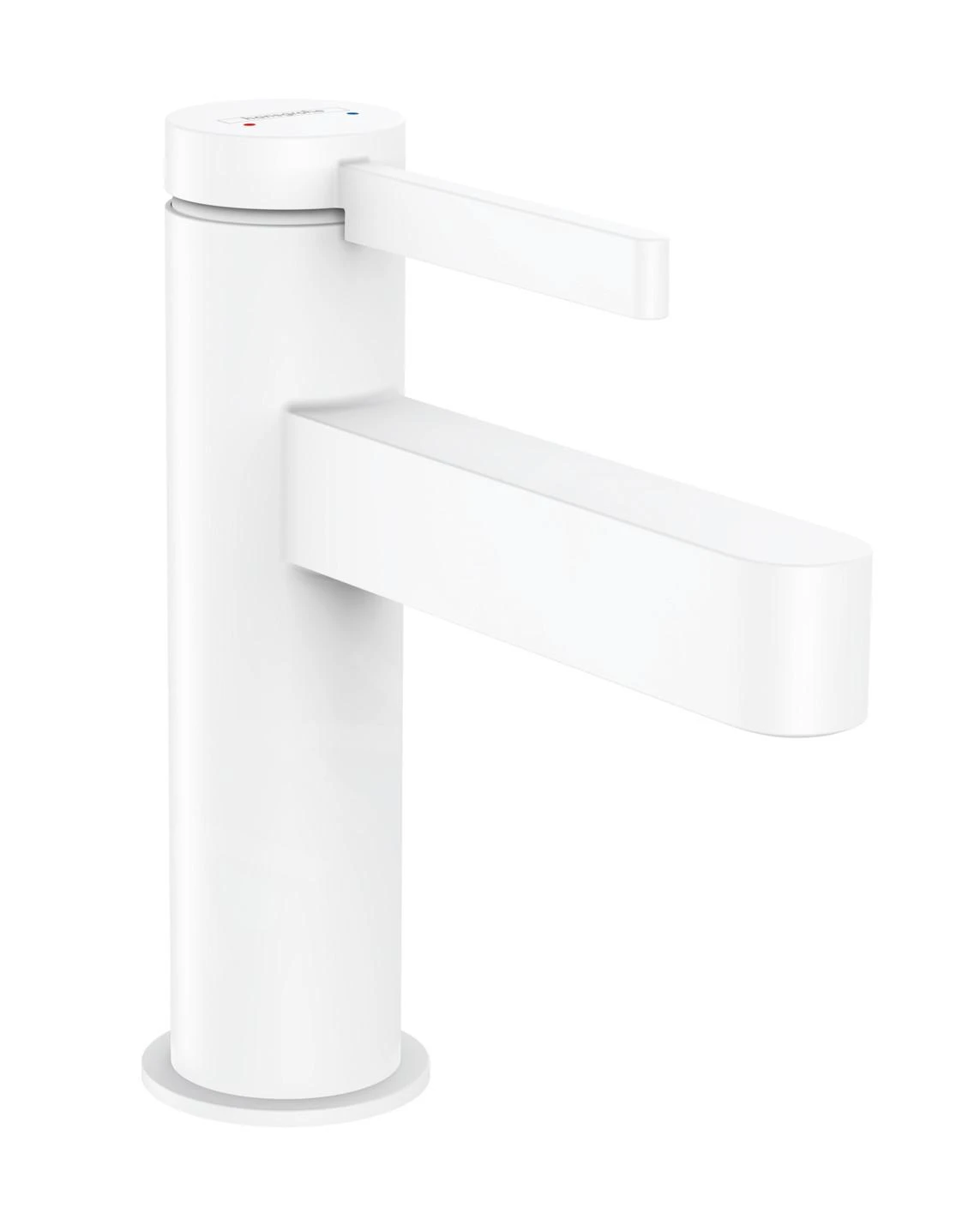 Hansgrohe Finoris - Wastafelkraan 110, Incl. Afvoergarnituur, EcoSmart, Mat Wit 76020700 1 Hansgrohe Finoris - Wastafelkraan 110, Incl. Afvoergarnituur, EcoSmart, Mat Wit 76020700