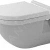 Duravit Starck 3 - Hangend Toilet Met Vlakspoel, Wit 2201090000