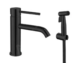 Sapho Rhapsody - Wastafelkraan Met Vuistdouche, Zwart 1209-09B