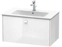 Duravit Brioso - Wastafelonderkast 442x820x479 Mm, 1 Lade, Glans Wit BR400202222