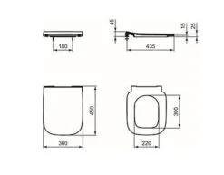 Ideal Standard I.Life A - Wc-bril, SoftClose, Wit T481301 -Badkamer Luxe a63d6806a3c8c611416be4f3