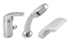 Novaservis Metalia 57 - 3-gats Badkraan, Chroom 57047,0