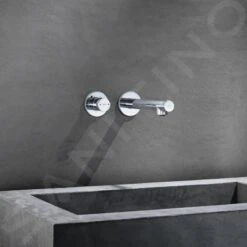 Axor Uno - Afdekset Inbouw Wastafelkraan Select 165, Chroom 45112000 -Badkamer Luxe a80ece529717a9eb93709b84