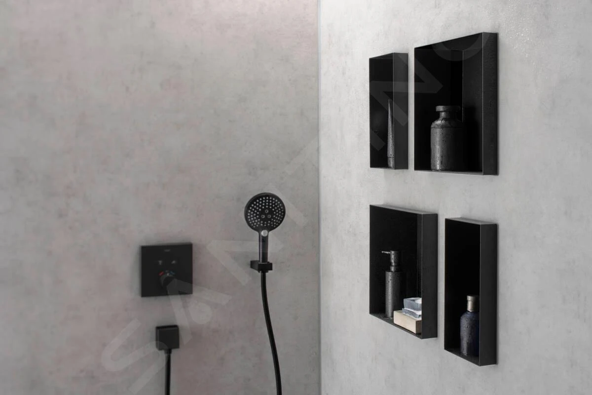 Hansgrohe XtraStoris Minimalistic - Inbouwnis, 300x150x100 Mm, Mat Zwart 56070670 5 Hansgrohe XtraStoris Minimalistic - Inbouwnis, 300x150x100 Mm, Mat Zwart 56070670 - Afbeelding 5