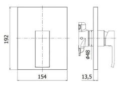 Paffoni Level - Inbouwkraan Met 1 Uitgang, Chroom LEABOX010CR 5 Paffoni Level - Inbouwkraan Met 1 Uitgang, Chroom LEABOX010CR -Badkamer Luxe a843c75fc3cd1a67496f3e76