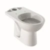 Geberit Selnova - Staande Toiletpot, Afval Achteraan, 670x360 Mm, Wit 500.282.01.1