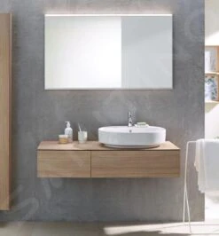 Geberit VariForm - Wastafelkast, 1200x510x235 Mm, 2 Laden En Stankafsluiter, Eik 501.175.00.1 -Badkamer Luxe a8856a4f4706cc035aa0a3c8