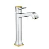 Hansgrohe Metropol Classic - Eengreeps Wastafelkraan 260 Voor Waskom, Met Afvoergarnituur Met Trekstang, Chroom/goud Look 31303090