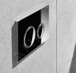 Geberit Sigma21 - Toilet Bedieningspaneel, Zwart Glas/chroom 115.884.SJ.1 -Badkamer Luxe aa70b851ab92f405b36e389f