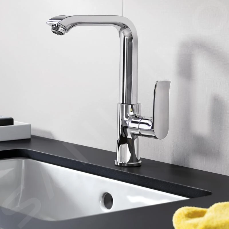 Hansgrohe Metris New - Wastafelkraan 230 Met Waste, Chroom 31087000 4 Hansgrohe Metris New - Wastafelkraan 230 Met Waste, Chroom 31087000 - Afbeelding 4