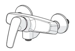 Hansa Pinto - Douchekraan, Thermo Cool, Chroom 45120183 -Badkamer Luxe aca7f808b52b16a75da5c7f0