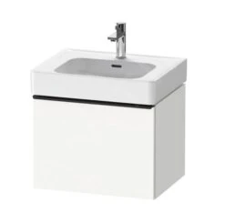 Duravit D-Neo - Wastafelkast 440x584x452 Mm, 1 Lade, Mat Wit DE4276018180000
