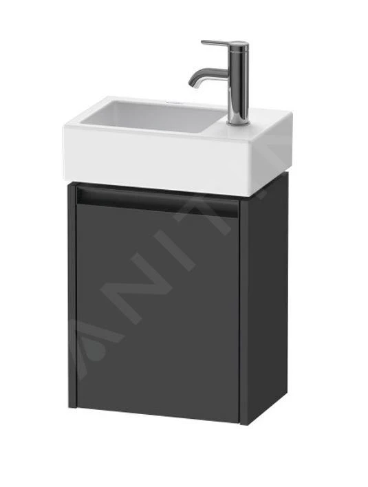 Duravit Ketho.2 - Wastafelkast 440x364x238 Mm, 1 Deur, Scharnieren Rechts, Grafiet Mat K25071R49490000 1 Duravit Ketho.2 - Wastafelkast 440x364x238 Mm, 1 Deur, Scharnieren Rechts, Grafiet Mat K25071R49490000