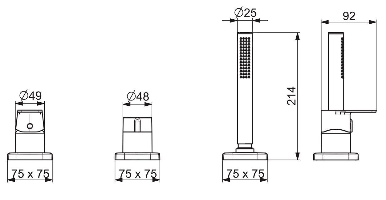 Hansa Stela - Badrandkraan, 3-gats, Chroom 57319173 2 Hansa Stela - Badrandkraan, 3-gats, Chroom 57319173 - Afbeelding 2