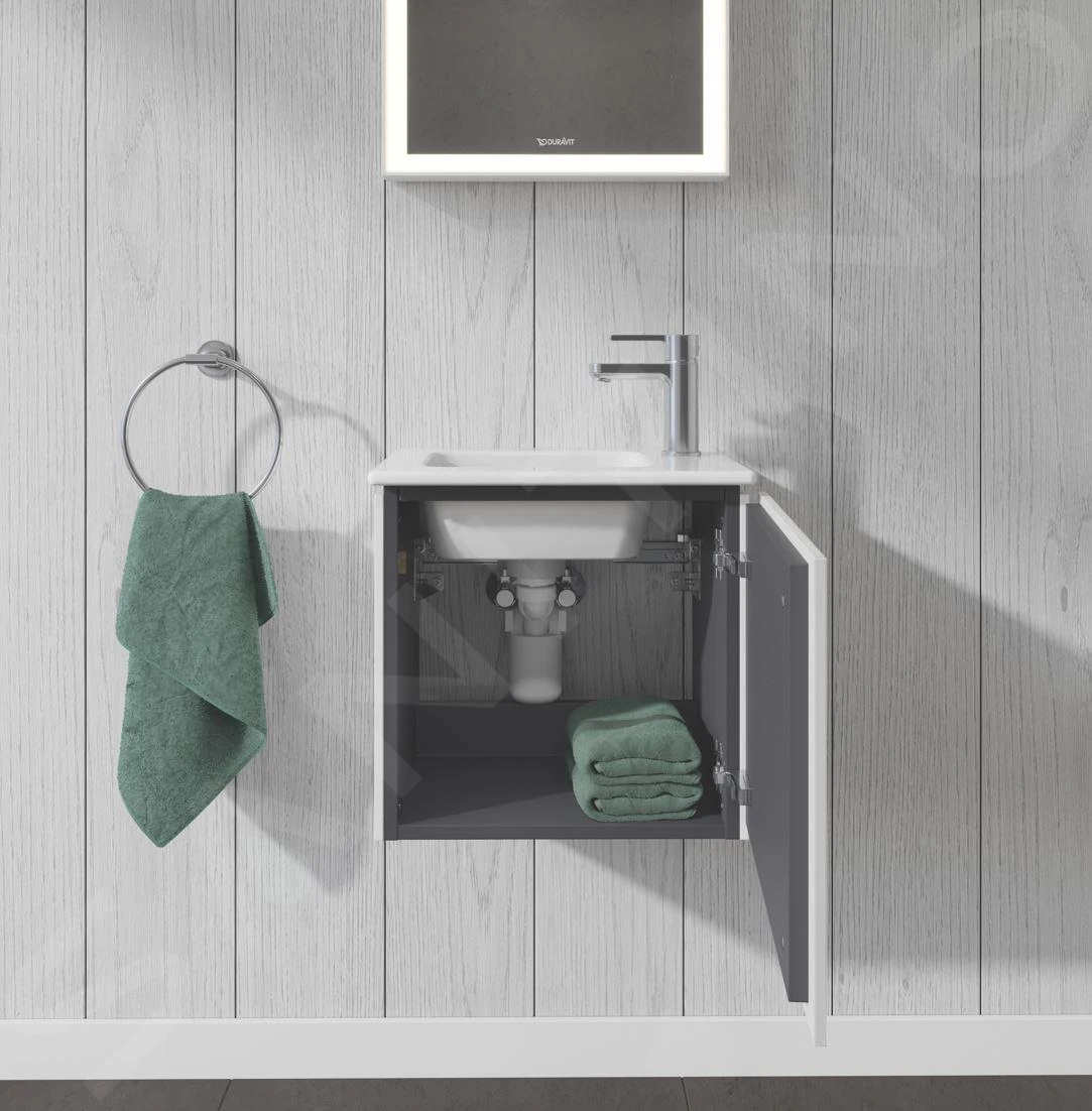 Duravit L-Cube - Wastafelonderkast 400x420x294 Mm, Scharnieren Links, Wit Mat LC6272L1818 5 Duravit L-Cube - Wastafelonderkast 400x420x294 Mm, Scharnieren Links, Wit Mat LC6272L1818 - Afbeelding 5