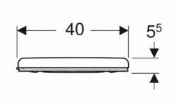 Geberit Selnova Comfort - WC-zitting Voor Gehandicapten, Square, Duroplast, Wit 500.793.01.1 -Badkamer Luxe adf3eca449702529046f988f