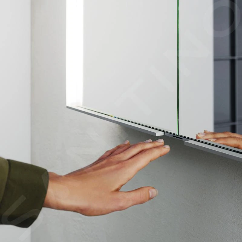 Keuco Royal Match - Spiegelkast Met LED-verlichting, Inbouw, 800x700x149 Mm, Zilver Geanodiseerd 12812171311 4 Keuco Royal Match - Spiegelkast Met LED-verlichting, Inbouw, 800x700x149 Mm, Zilver Geanodiseerd 12812171311 - Afbeelding 4