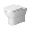Duravit Darling New - Staand Toilet, Afvoer Horizontaal, Met HygieneGlaze, Alpine Wit 2139092000