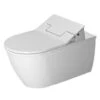 Duravit Darling New - Wandtoilet Voor SensoWash Bidetbril, Met HygieneGlaze, Alpine Wit 2544592000
