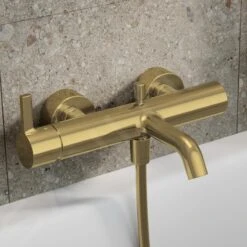 Ideal Standard Joy - Badkraan, Brushed Gold BC786A2 6 Ideal Standard Joy - Badkraan, Brushed Gold BC786A2 -Badkamer Luxe aef187f6e455a147bb5911ce