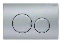 Geberit Delta20 - Bedieningsplaat, Mat Chroom 115.127.46.1