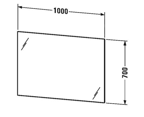 Duravit Spiegels - Spiegel 1000x700 Mm, Met LED-verlichting LM7807000000000 2 Duravit Spiegels - Spiegel 1000x700 Mm, Met LED-verlichting LM7807000000000 - Afbeelding 2