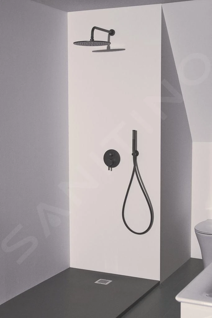 Ideal Standard CeraLine - Inbouw Badkraan Incl. Inbouwdeel, Zwart A6939XG 3 Ideal Standard CeraLine - Inbouw Badkraan Incl. Inbouwdeel, Zwart A6939XG - Afbeelding 3