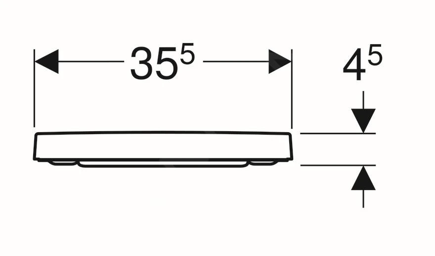 Geberit Selnova Square - WC-zitting, Duroplast, SoftClose, Wit 501.556.01.1 3 Geberit Selnova Square - WC-zitting, Duroplast, SoftClose, Wit 501.556.01.1 - Afbeelding 3