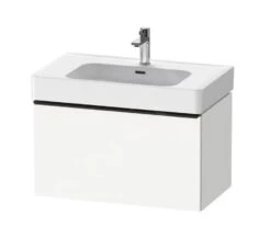 Duravit D-Neo - Wastafelkast 440x784x452 Mm, 1 Lade, Mat Wit DE4277018180000