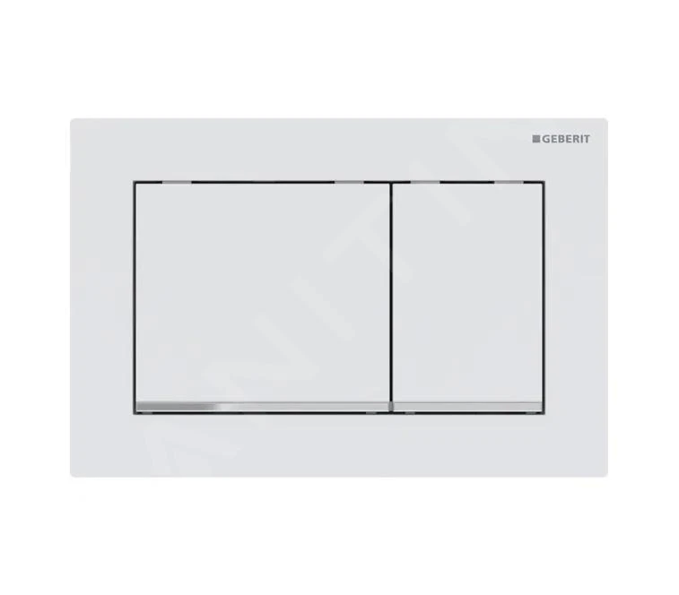 Geberit Omega30 - Bedieningsplaat, Mat Wit/glanzend Chroom 115.080.JT.1 1 Geberit Omega30 - Bedieningsplaat, Mat Wit/glanzend Chroom 115.080.JT.1