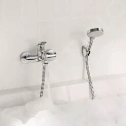 Hansgrohe Rebris S - Douchekraan, Met 2 Flow Rates, Chroom 72443000 -Badkamer Luxe b0b5eb90718af7be267aafa0