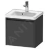 Duravit Ketho.2 - Wastafelkast 440x484x375 Mm, 1 Lade, Grafiet Mat K25080049490000