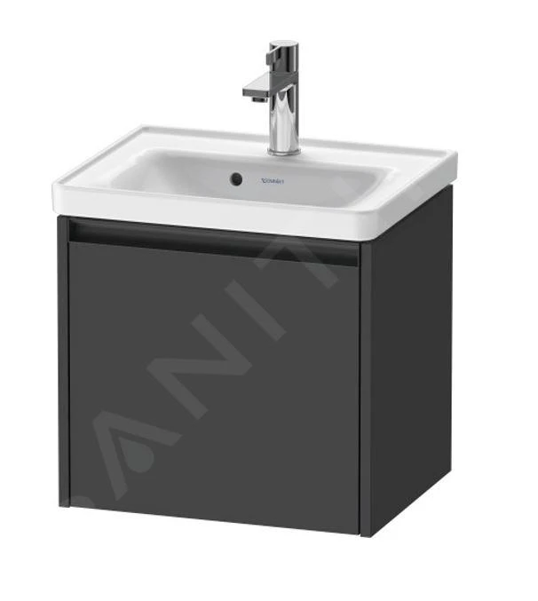 Duravit Ketho.2 - Wastafelkast 440x484x375 Mm, 1 Lade, Grafiet Mat K25080049490000 1 Duravit Ketho.2 - Wastafelkast 440x484x375 Mm, 1 Lade, Grafiet Mat K25080049490000