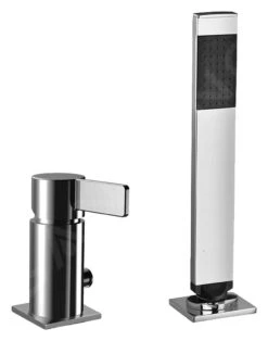 Paffoni Rock - Badrandkraan, 2-gats, Chroom RO041CR