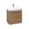 Villeroy & Boch Avento - Wastafelonderkast, 530x514x352 Mm, 1 Deur, Oak Kansas A88800RH