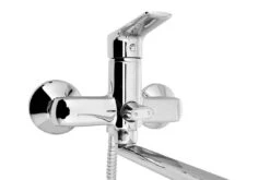 Aqualine Lotta - Wastafelkraan/Badkraan, Chroom LT640 -Badkamer Luxe b1c1503dc609bc06057c212a